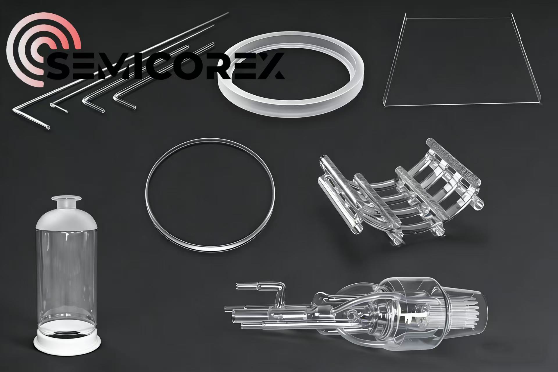 Komponen lan Aplikasi Quartz Semikonduktor Umum