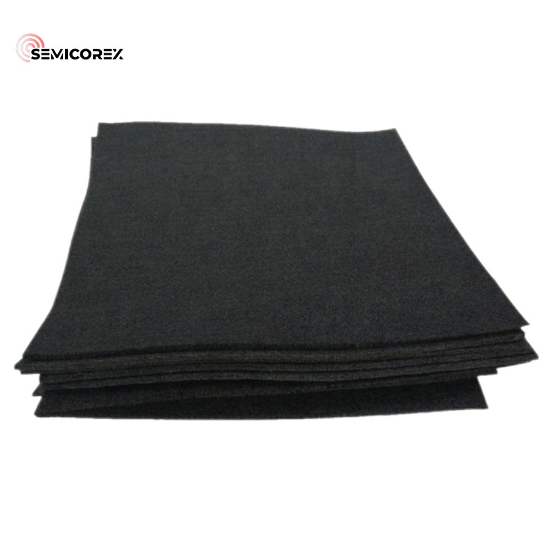 Soft Graphite Felt kanggo Insulating